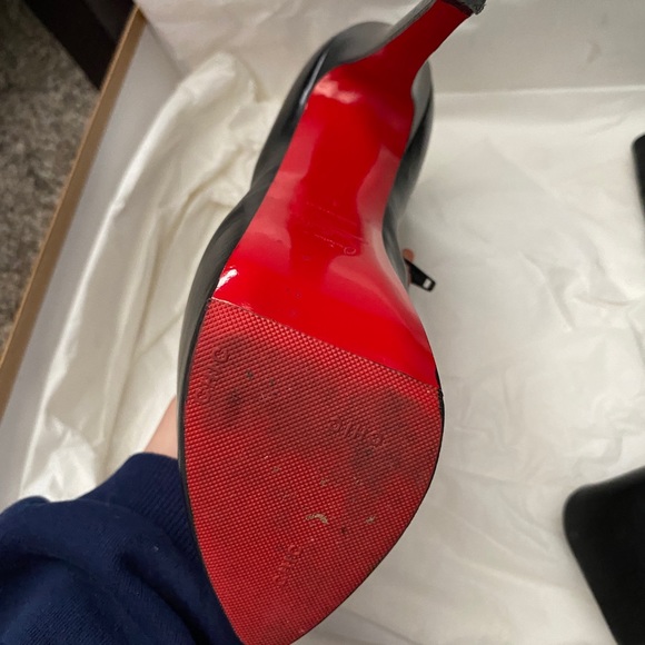 Christian louboutin daf booty black calf leather - Picture 7 of 9